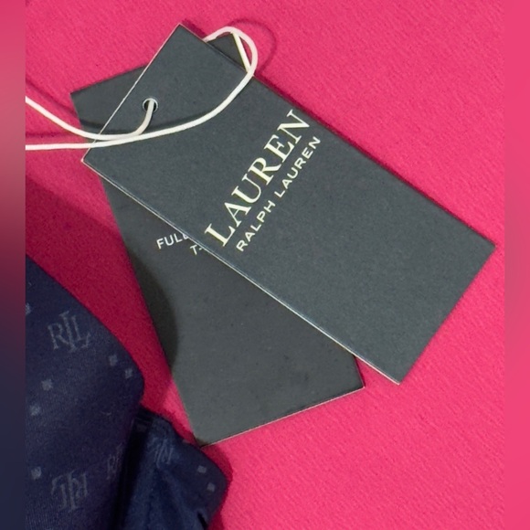 Lauren Ralph Lauren Navy Repeat-Logo Full Coverage Underwire T-shirt Bra 34C NWT - Picture 6 of 9